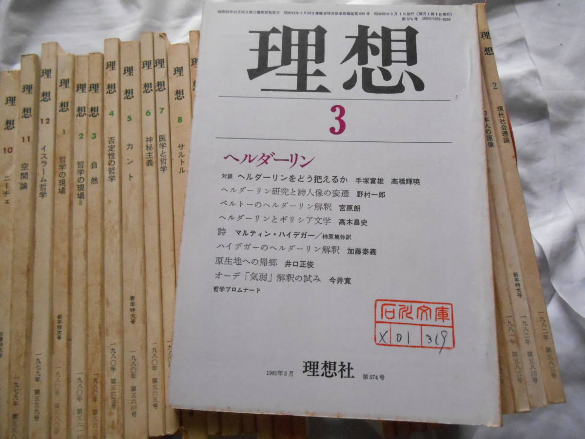 老蘇　 書籍　【4】｛月刊「理想」｝　「 第557号　～　第585号 」： 欠冊なし_画像4