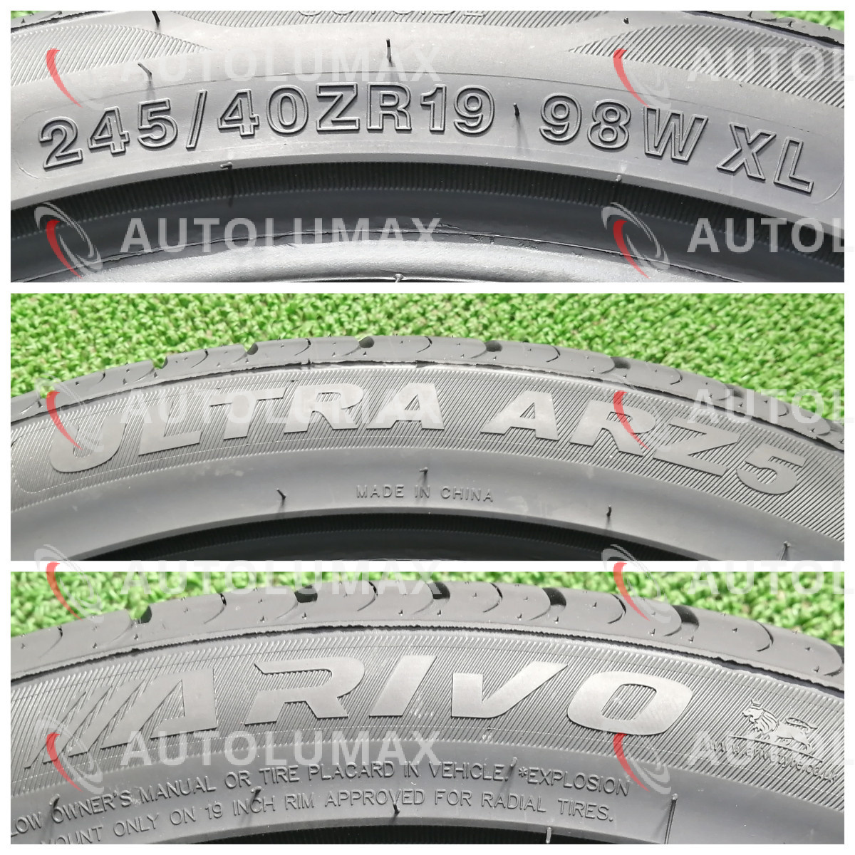 245/40R19 98W XL ARIVO ULTRA ARZ5 新品 サマータイヤ 4本セット 2023年製 N3304._画像3