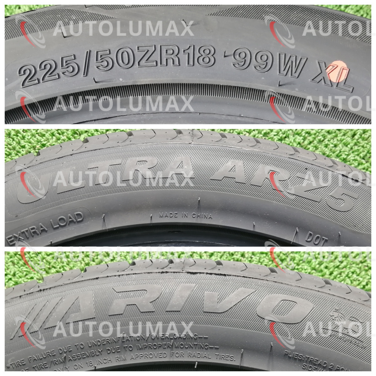 225/50R18 99W XL ARIVO ULTRA ARZ5 新品 サマータイヤ 2本セット 2024年製 N3393._画像3