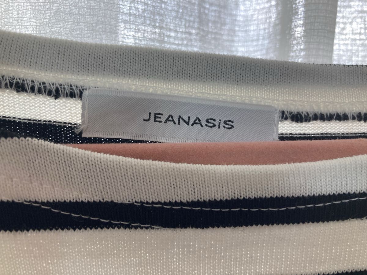 最終値下げ JEANASIS ワンピース 長袖 ボーダー