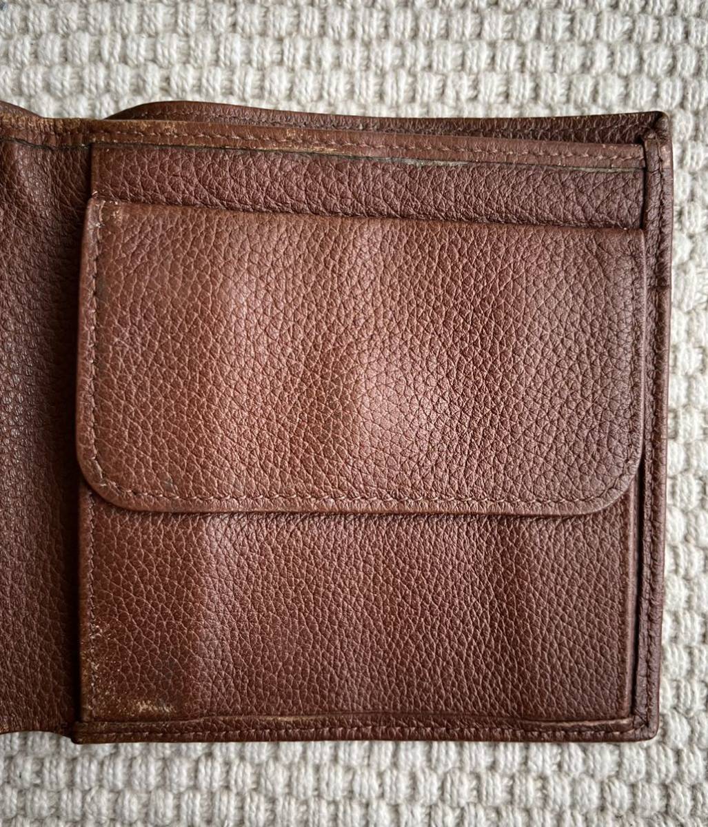 LONGCHAMP ロンシャン 財布 二つ折り ブラウン イタリア製_画像5