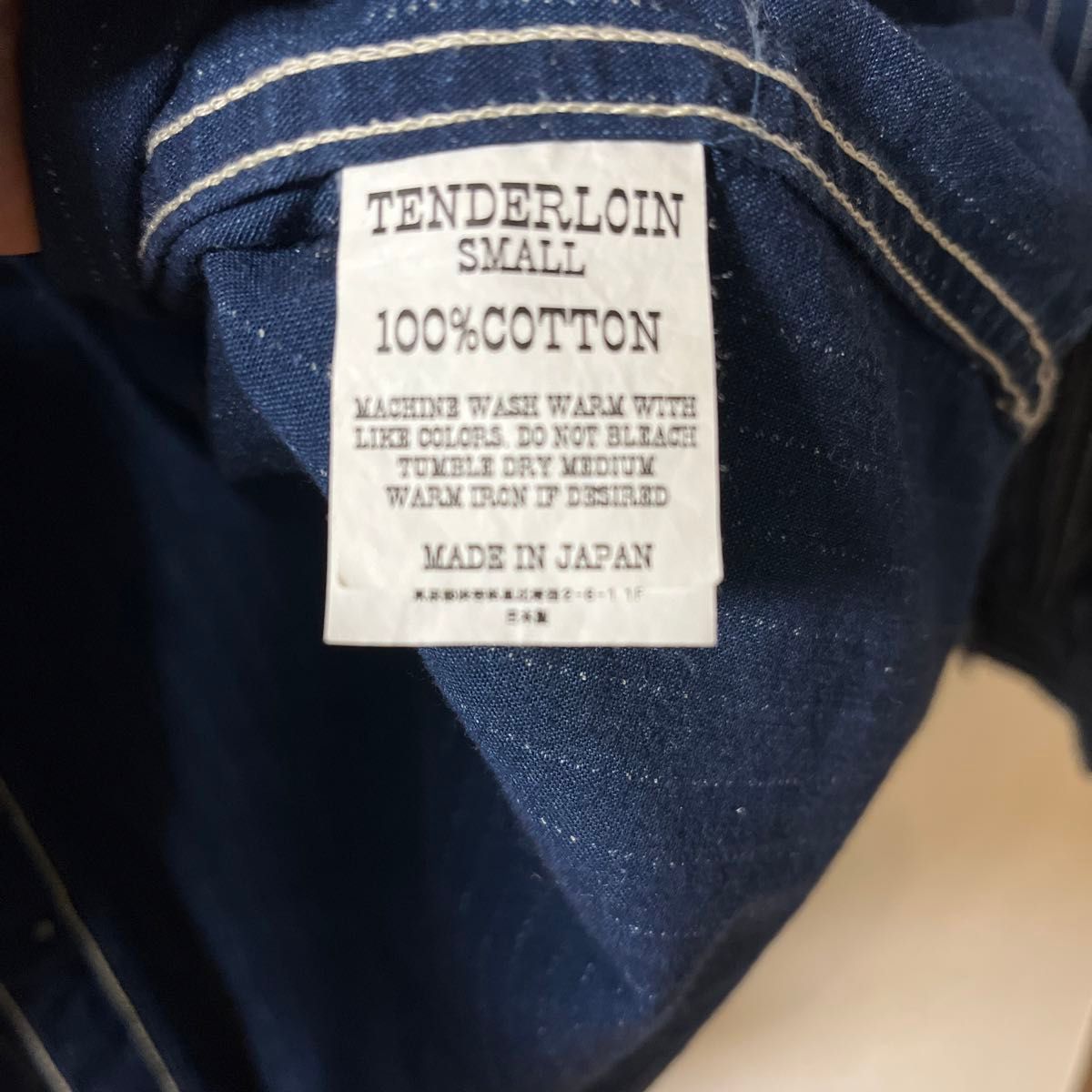 tenderloin ワークシャツ　ストライプ