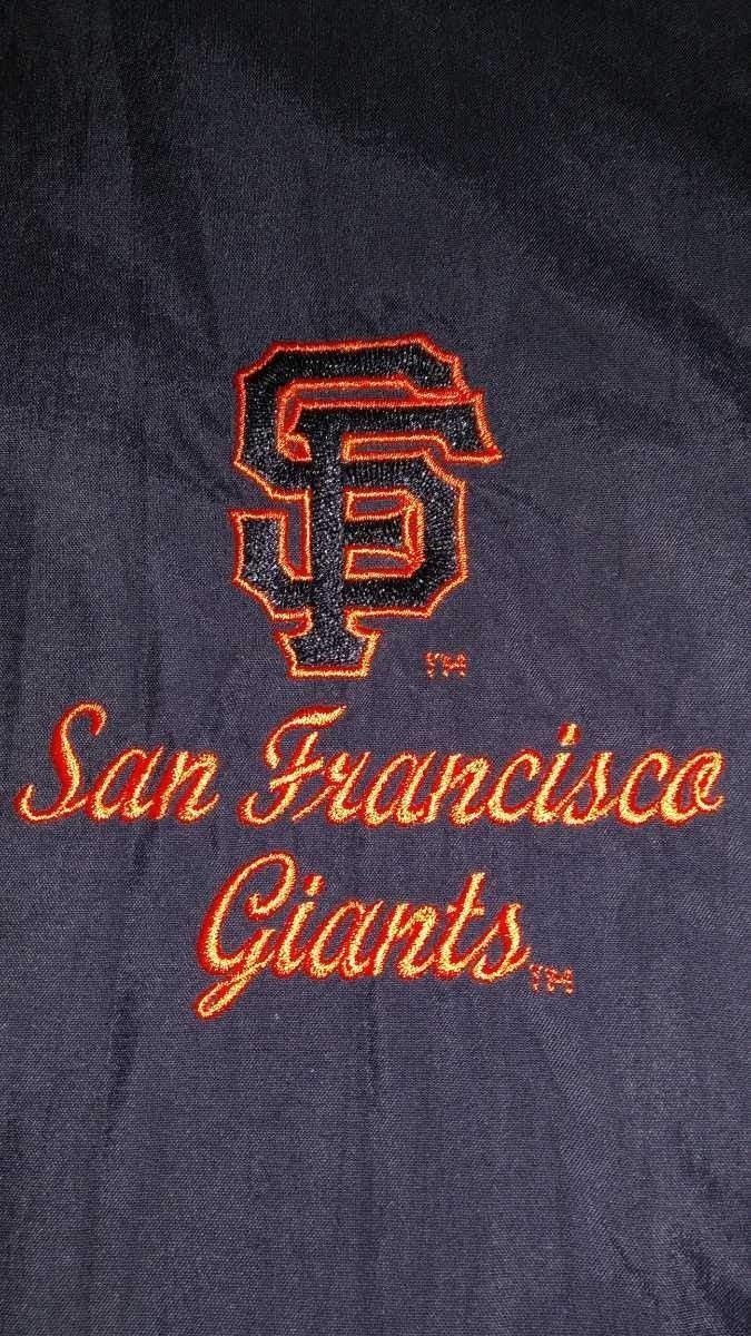MLB SanFrancisco Giants サンフランシスコジャイアンツ　コーチ ジャケット スタジアム　ジャンパー スタジャン ウインドブレーカー　　_画像5