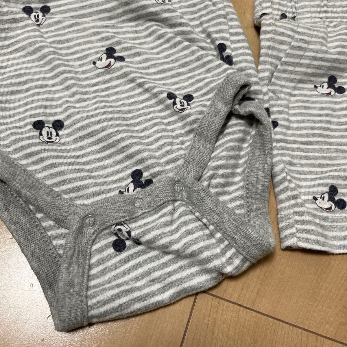 baby gap ミッキー　ロンパース パンツセット