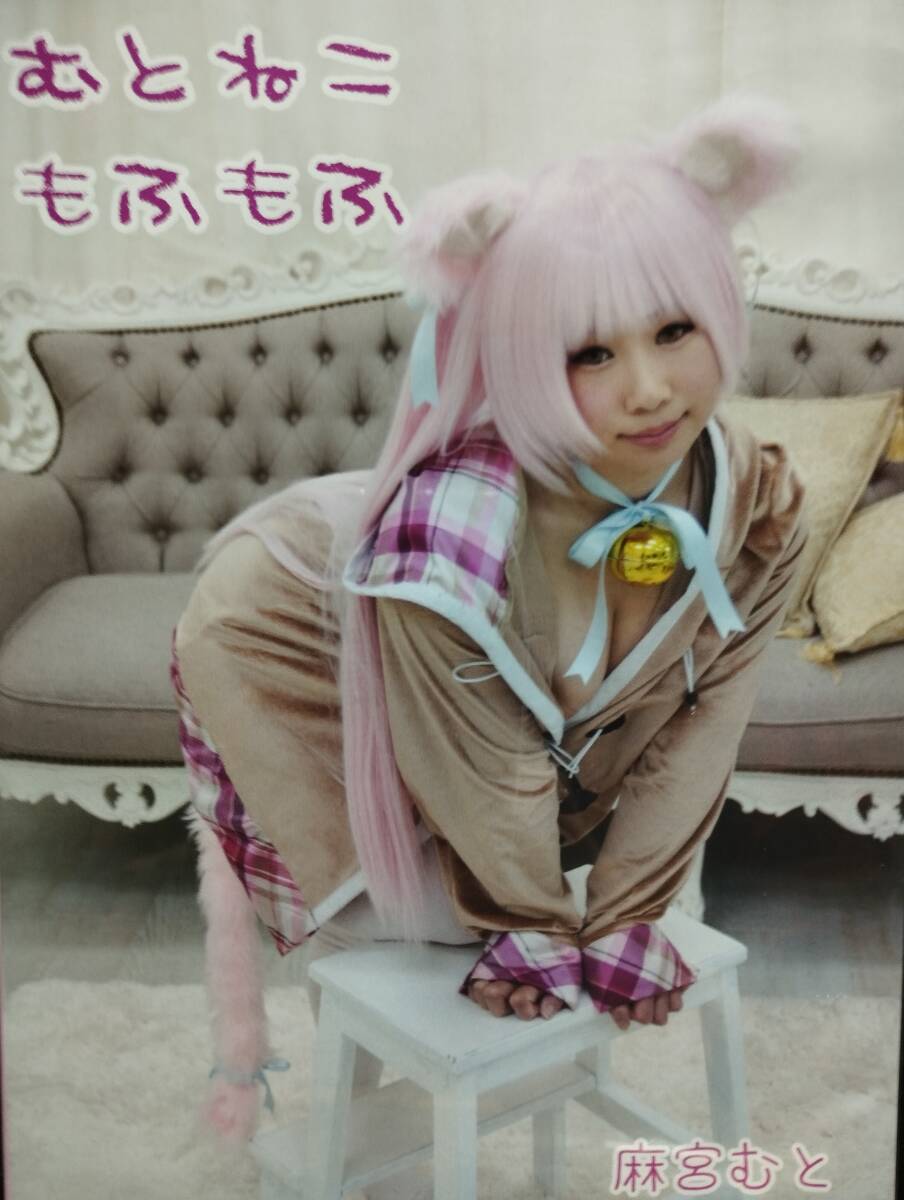 麻宮むと 匿名配送 同人コスプレROM写真集　着エロ　猫耳　制服　ランジェリー　ニーソ　コミケ　コスホリ_画像3