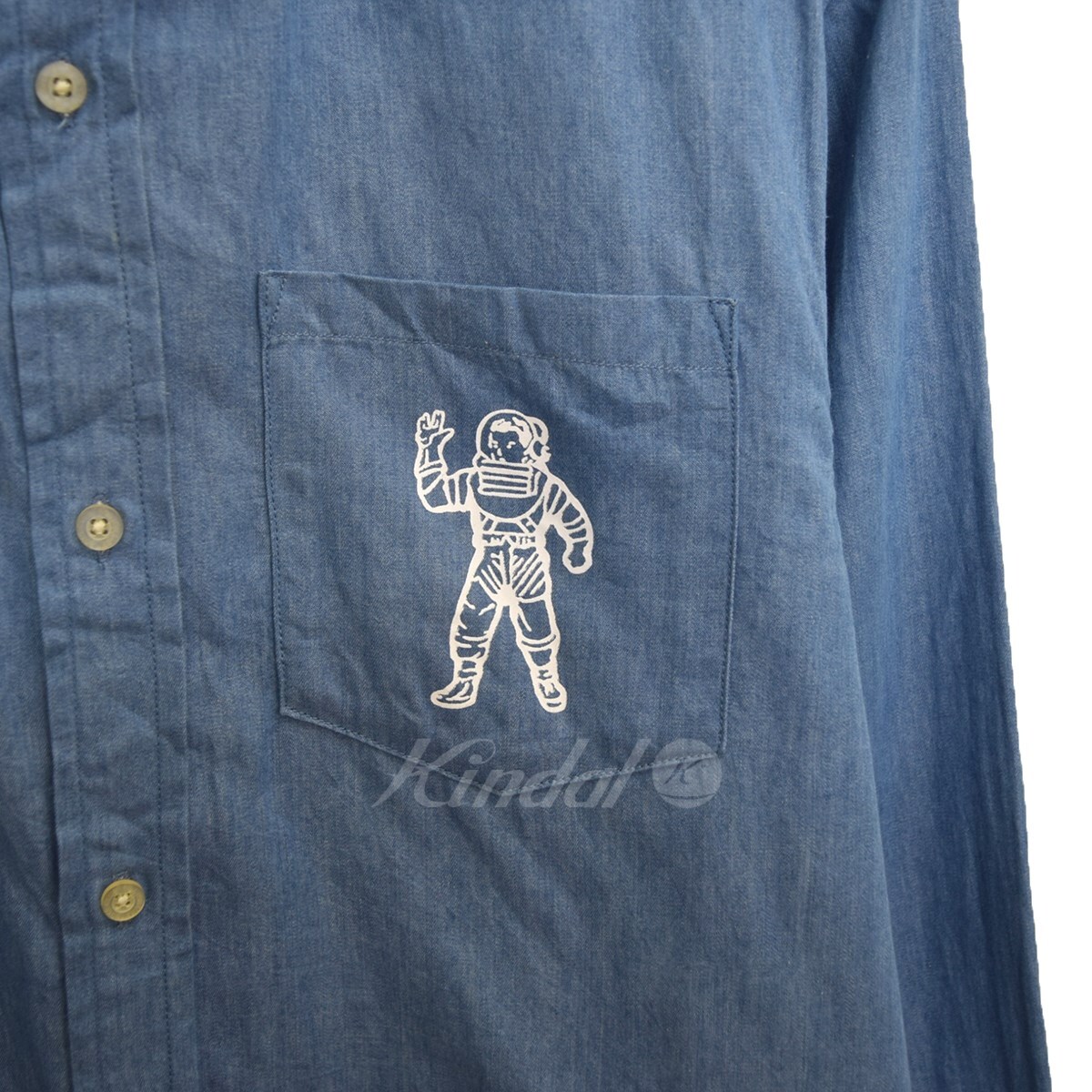  Billionaire Boys Club BILLIONAIRE BOYS CLUB принт Denim рубашка товар номер :8066000239538