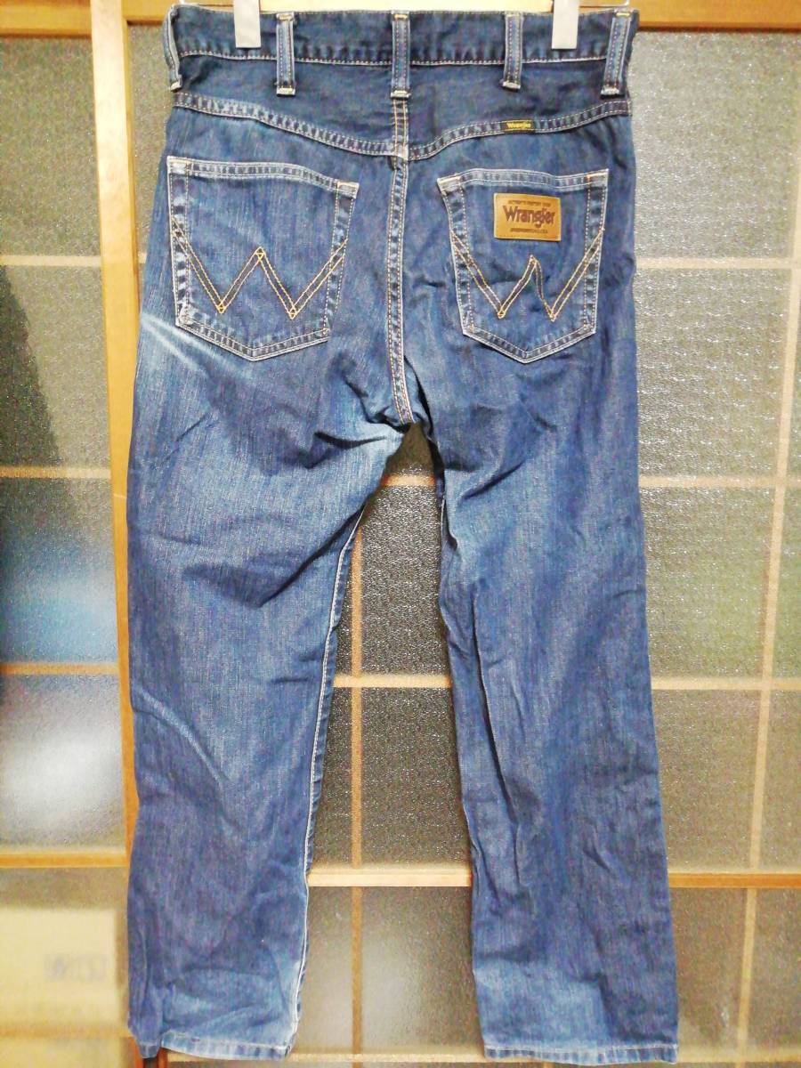 【中古美品】ラングラー Wrangler レディース 女性 デニム ジーンズ ジーパン ズボン 30インチ 76.2cm W0383 型崩れ無し_画像2