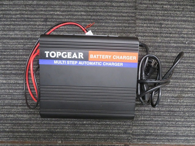 TOPGEAR　バッテリーチャージャー AC　1024P　100V　マルチステップオートマチックチャージャー ◎動作品_画像1