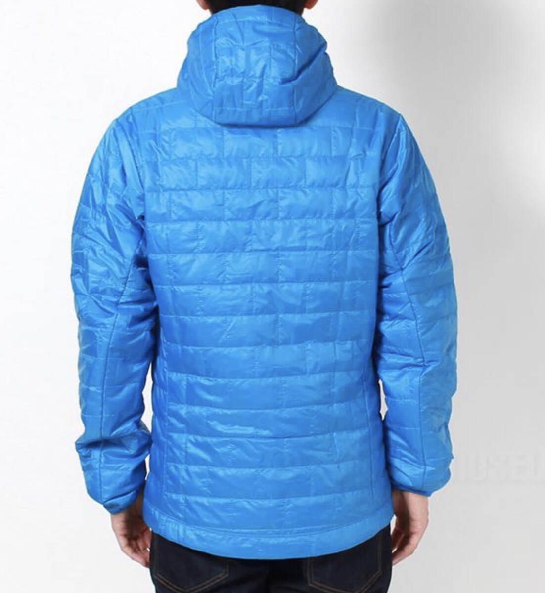 美品】Patagonia パタゴニア ナノ・パフ・フーディ Andes Blue S 美品】Patagonia パタゴニア ナノ・パフ・フーディ Andes Blue S