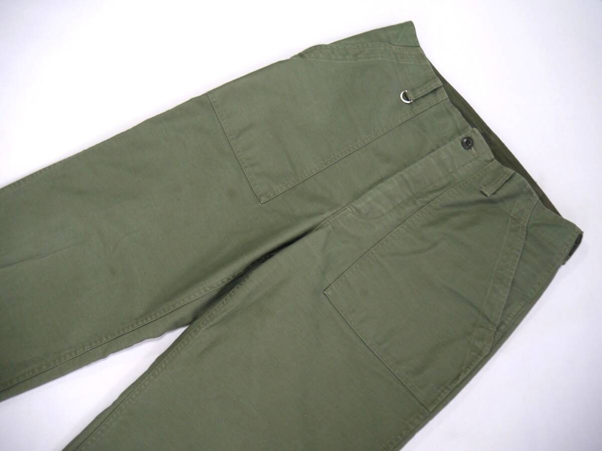 SOPH NET. 20SS FATIGUE PANTS ミリタリー ファティーグパンツ(L) ベイカーパンツ sophnet. バックサテン_画像2