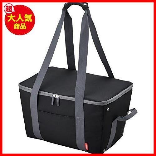 ★ブラック_25L★ ブラック 保冷買い物カゴ用バッグ 25L REJ-025 BK_画像1