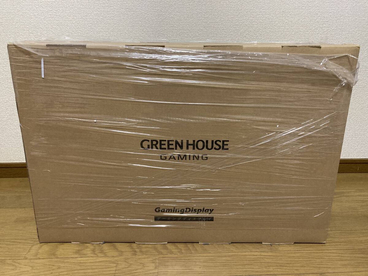 【未開封品】GREEN HOUSE グリーンハウス GH-GLCD27WA-BK 27型ワイド ゲーミングディスプレイ_画像1