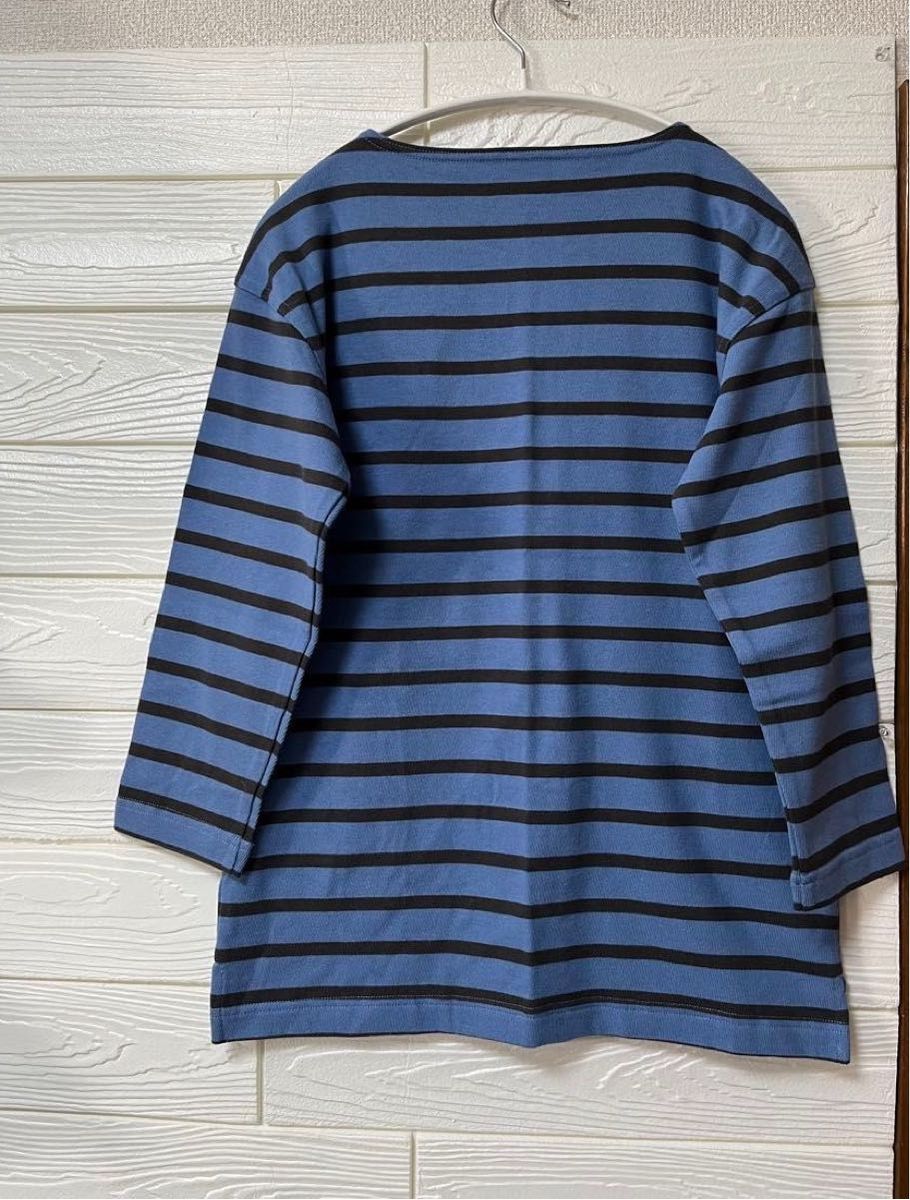 【新品/未使用/タグ付き】GAP 七分袖　少し厚手コットン　ボーダー　カットソー　Tシャツ