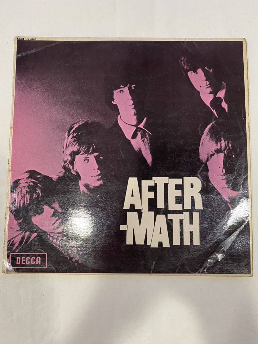 LP UK orig MONO【ROLLING STONES AFTER MATH】ローリング ストーンズ アフターマス DECCA オリジナル 盤 レコード アナログ モノラル 名盤_画像1