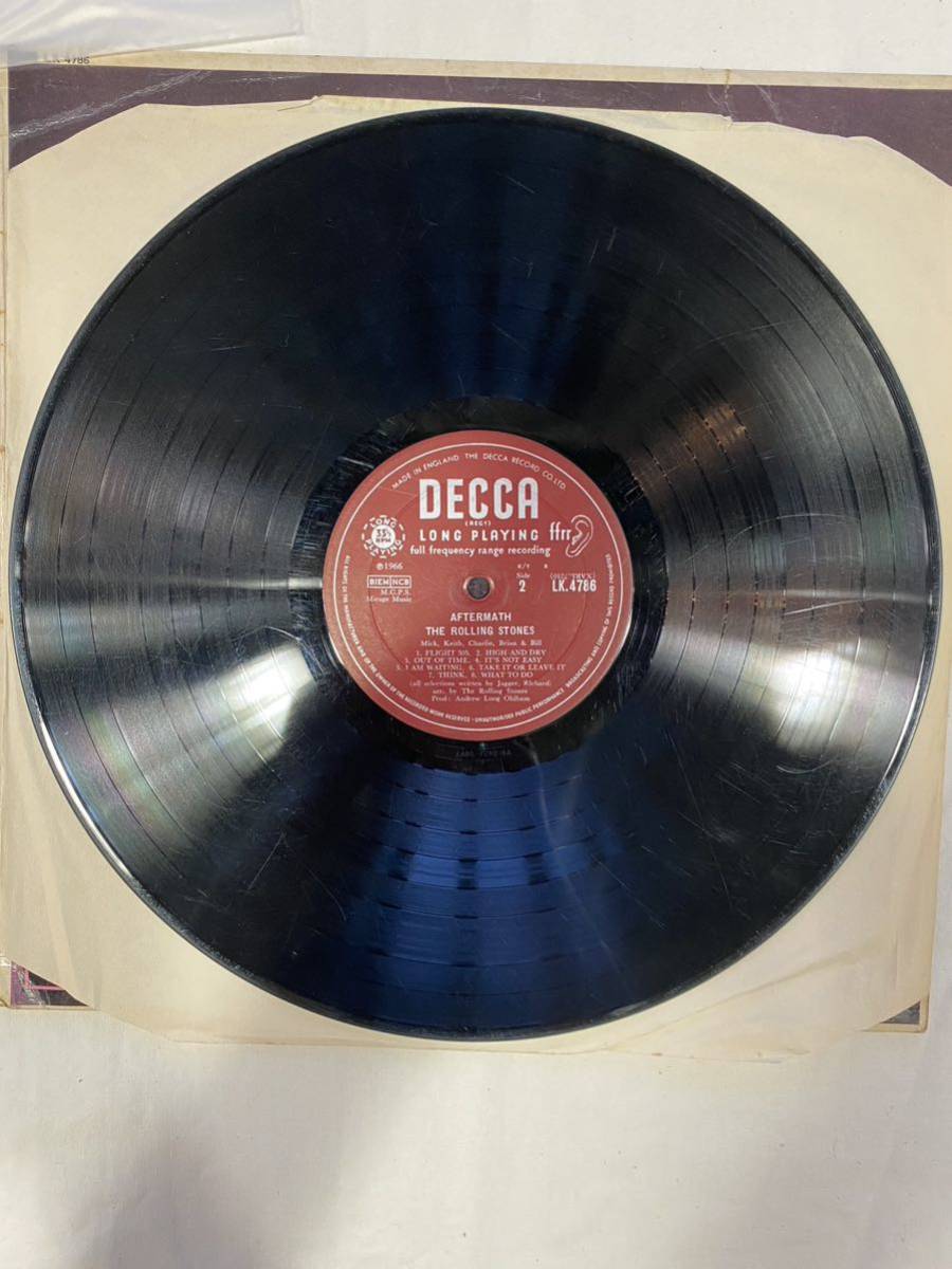 LP UK orig MONO【ROLLING STONES AFTER MATH】ローリング ストーンズ アフターマス DECCA オリジナル 盤 レコード アナログ モノラル 名盤_画像8