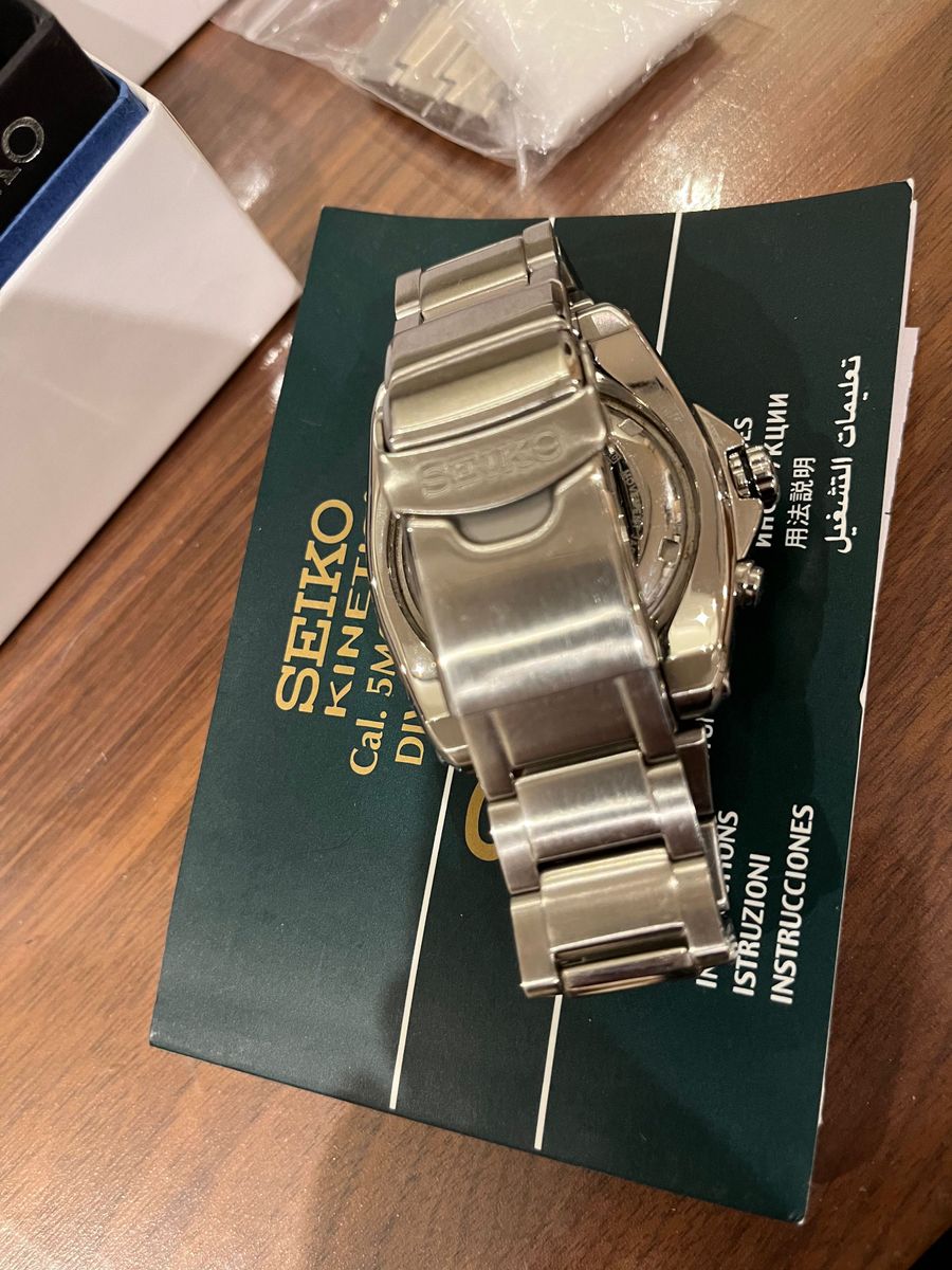 美品 SEIKO キネティック SCUBA プロスペックス 5M62-0BL0 取説 美品 SEIKO キネティック SCUBA プロスペックス 5M62-0BL0 取説