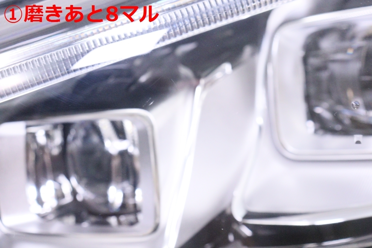 1X-451★【値下】美品 LED ZE1 リーフ★左ヘッドライト ICHIKOH 1954 打刻:Ｐ ブラック 純正★日産 (RO)_画像4