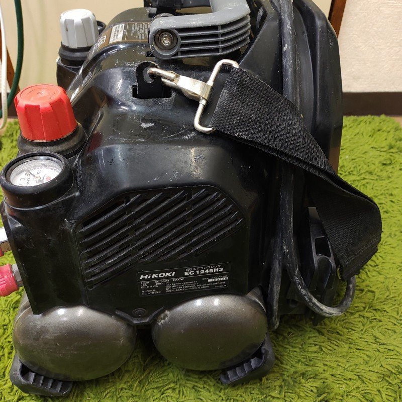 中古品 ★ ハイコーキ 45気圧 高圧/常圧 エアコンプレッサ EC1245H3 ★ HiKOKI 訳あり品_画像3