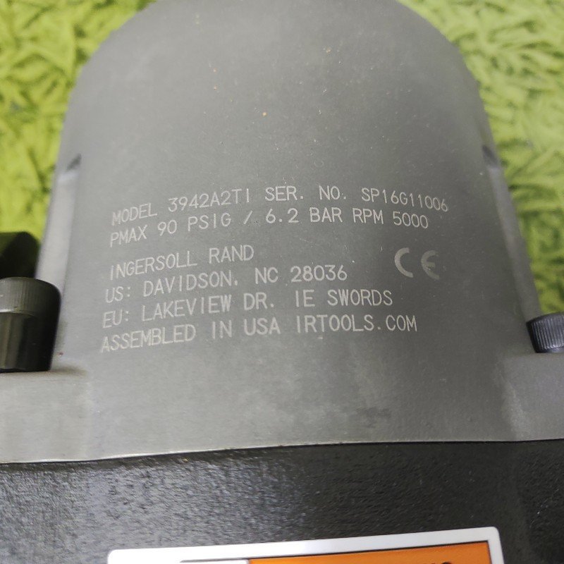 未使用・保管品 ★ インガソール・ランド IR エアーインパクトレンチ 3942A2TI 差込角1” (2.54mm) ★ Ingersoll Rand アウトトリガー_画像3