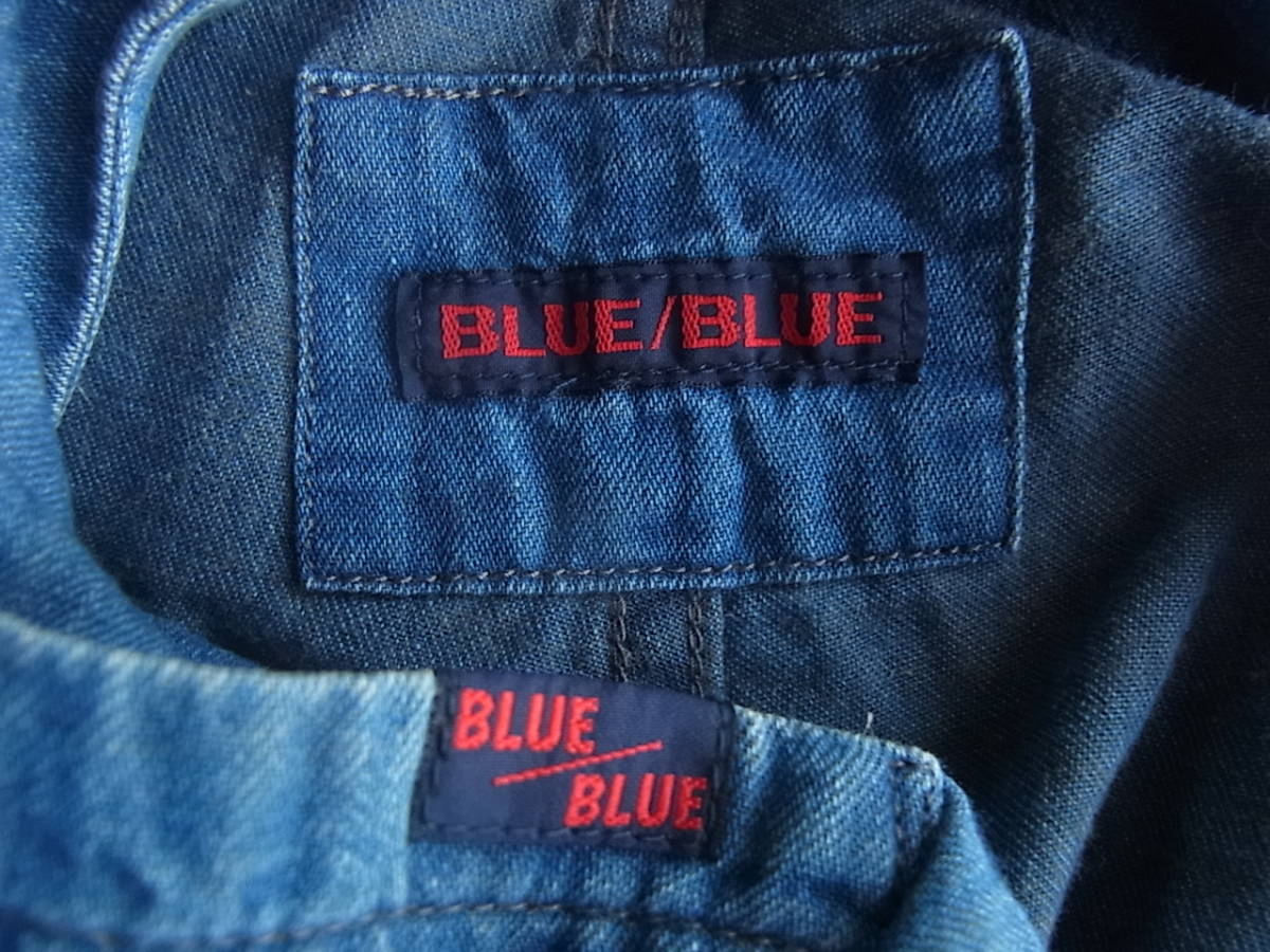 HOLLYWOOD RANCH MARKET BLUE BLUE ハリウッドランチマーケット ブルー ブルー　インディゴシャンブレー イージーパンツ 3(L) 日本製_画像5