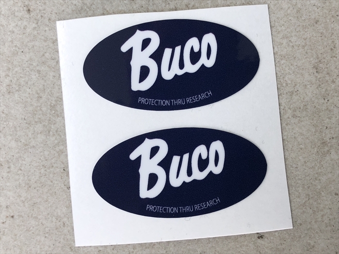 BUCO ステッカー ビンテージヘルメット リプロ ハーフ BELL_画像1