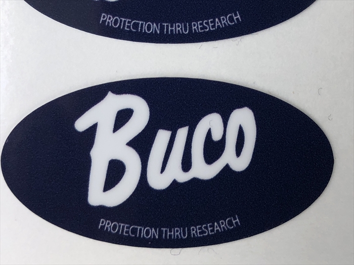 BUCO ステッカー ビンテージヘルメット リプロ ハーフ BELL_画像2
