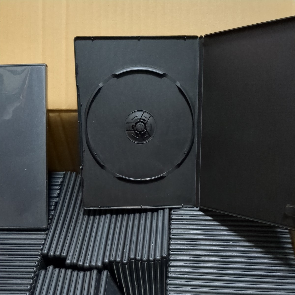 DVDケース　大量まとめ売り　7mmスリムタイプ トールケース　DVDスリムトールケース　120個　１枚収納　黒　_画像1
