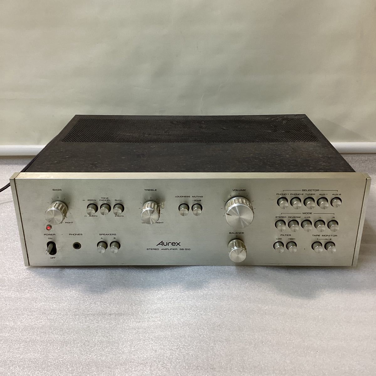 Yahoo!オークション - Aurex SB-510 ステレオアンプ アンプ 音響 Yahoo!オークション - Aurex SB-510 ステレオアンプ アンプ 音響
