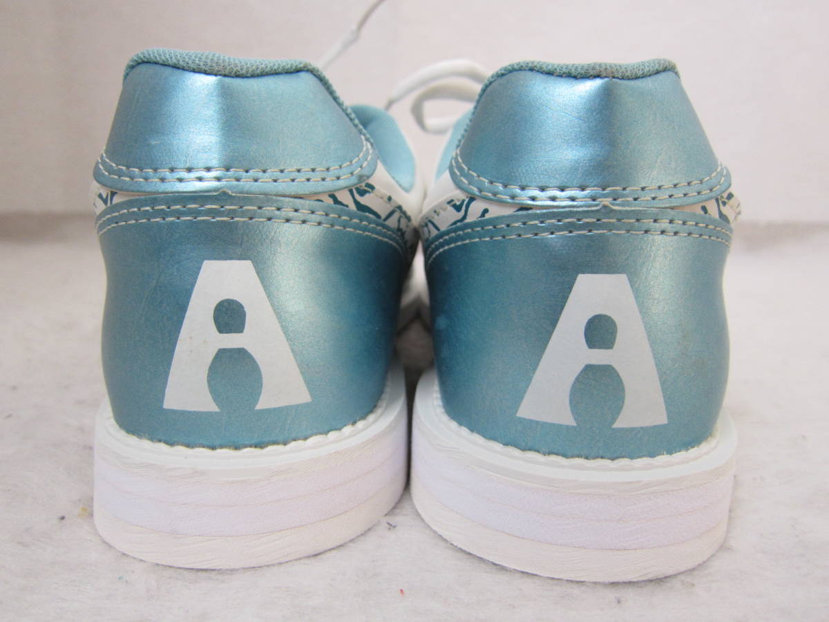  боулинг обувь / правый для метания ABS(e- Be es) (S-250) белый aqua blue 27.0 EE ok2402A