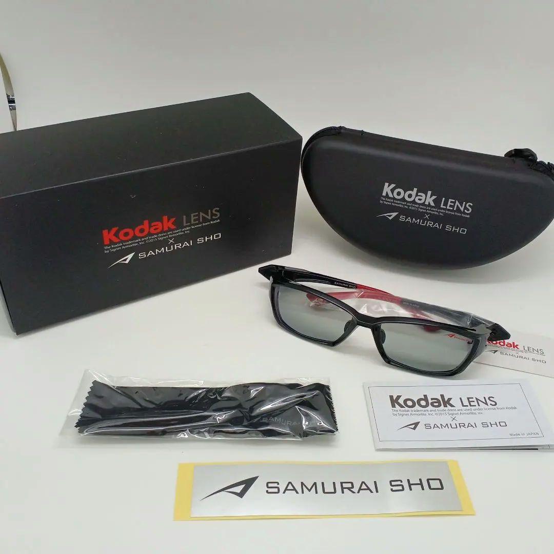 激安　新品タグ付き　日本製　サムライ翔　ブラック サングラス　SAMURAI SHO　哀川翔　kodakレンズ使用 スポーツ アウトドア_画像1