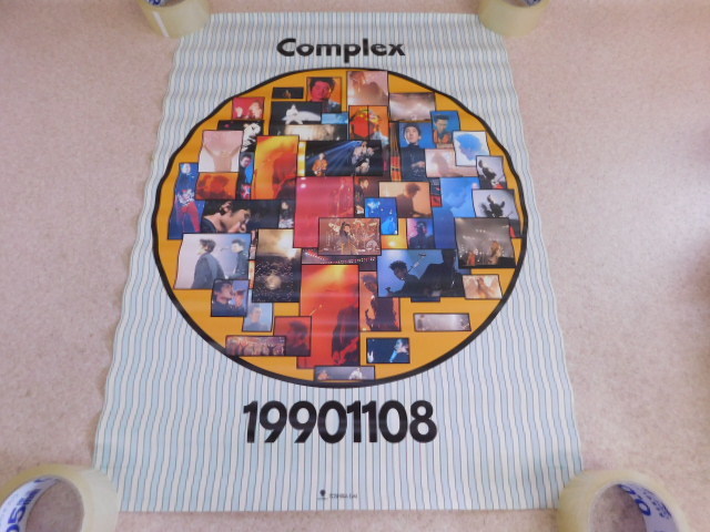 2138△ポスター Complex コンプレックス 19901108 布袋寅泰 吉川晃司の画像1