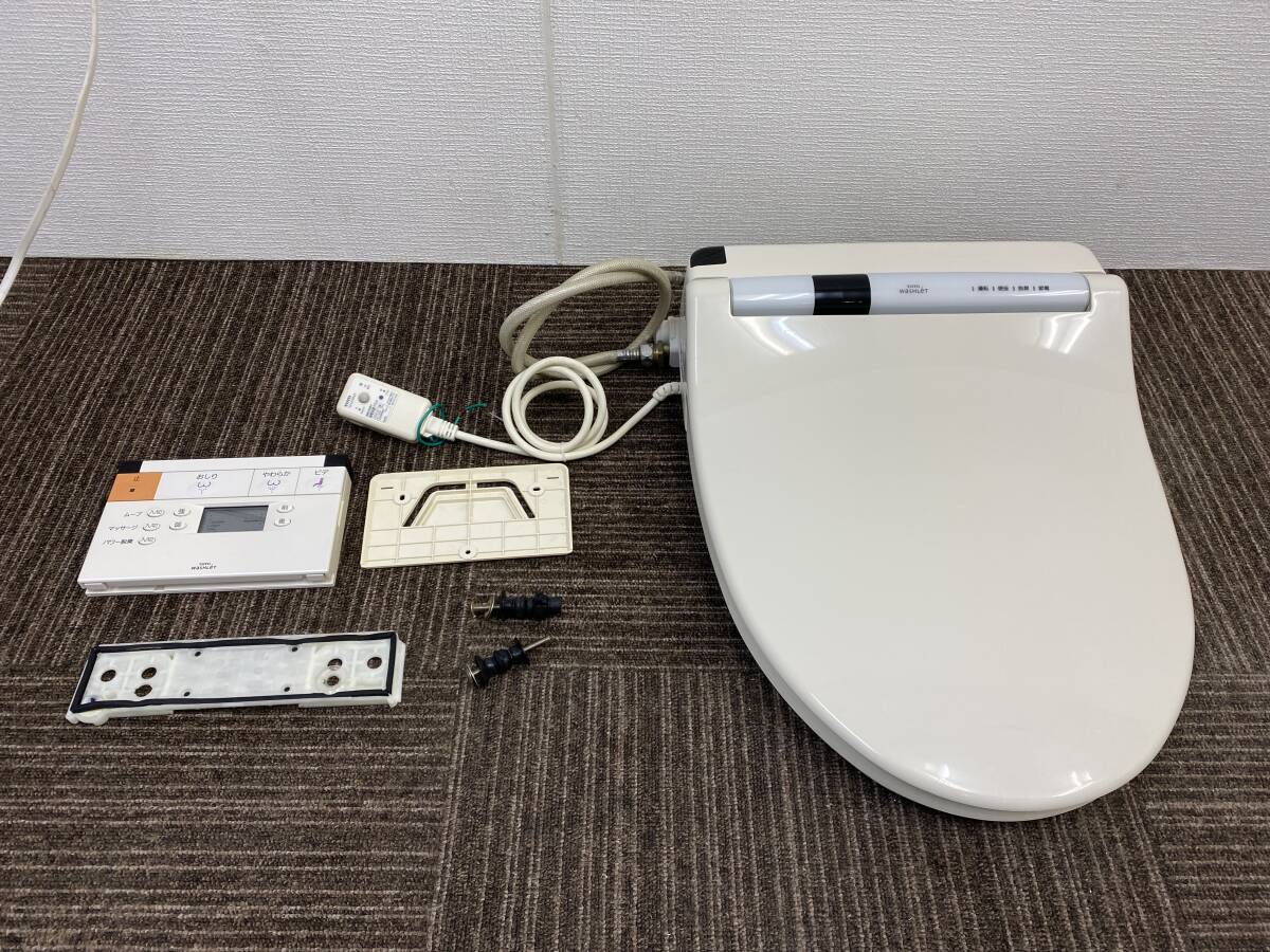 【中古】TOTO☆電気温水便座 ウォシュレット・シャワートイレ「TCF426」☆#SC1(パステルアイボリー)☆直接引き取り可_画像1