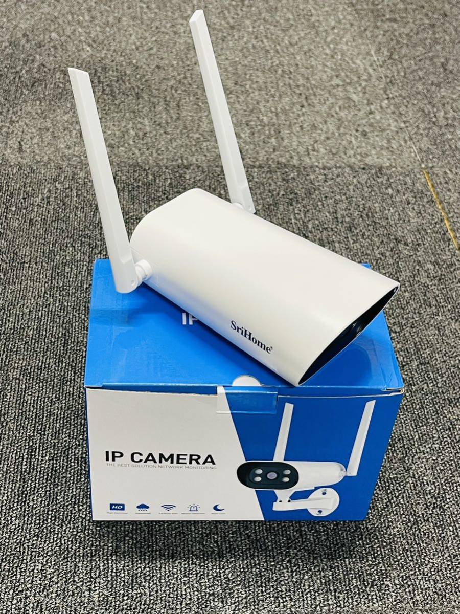 【送料無料】Srihome最新 ワイヤレス防犯カメラ8台セット+10.1インチLCDモニター暗視撮影 H.265+映像圧縮技術 カメラ増設自由_画像4