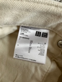 100円スタート！UNIQLOヒートテックパンツ白_画像3