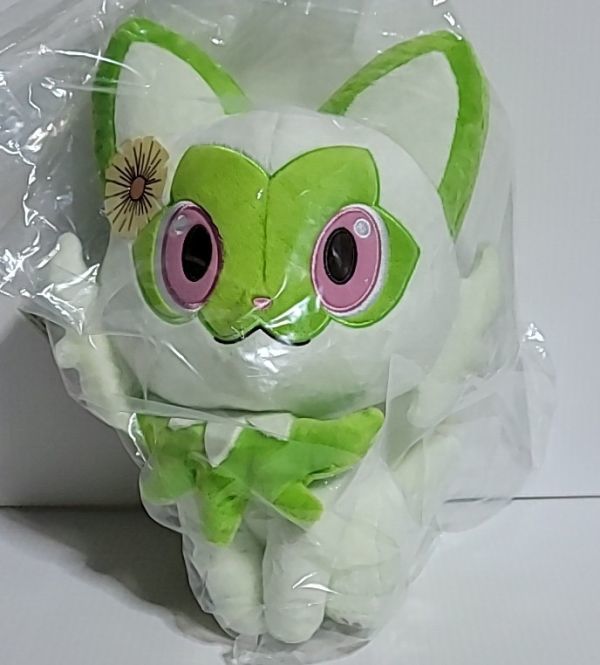 未開封 ポケットモンスター 一番くじ Pokmon Blooming Days A賞 ニャオハ ぬいぐるみ Nyahoja Sprigatito Pokemon Plush Doll_画像1