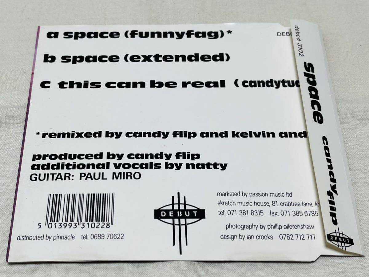 CANDY FLIP★キャンディフリップ★space(funnyfag)★space(extended)★this can be real(candytuandi)★debcd3102★UK盤★UKインディー_画像3
