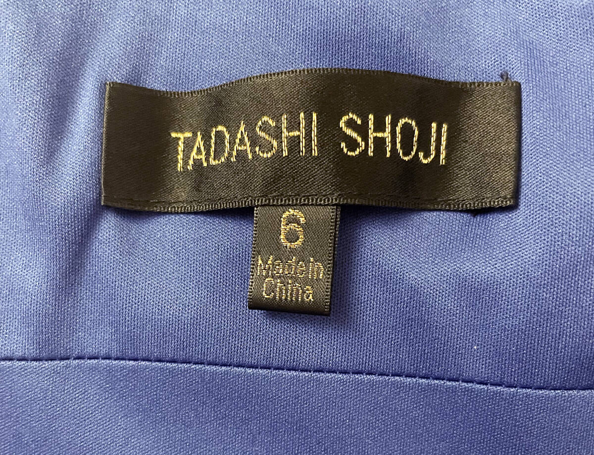 【東京より発送】◆新品◆TADASHI SHOJI タダシショージ レース チュール ワンピース / ドレス ブルー（サイズ 6）_画像9