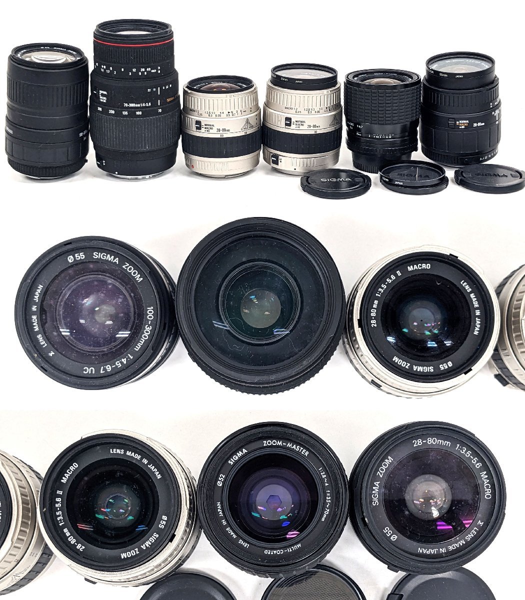 カメラ用交換レンズ Canon MINOLTA SIGMA Nikon TAMRON ASAHI 等 21本 まとめ ※ジャンク 《A8821_画像2