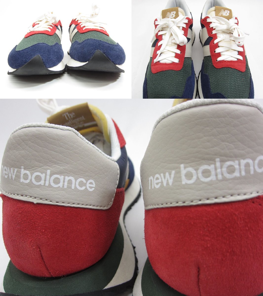 New Balance ニューバランス 237 Team Red Pigment MS237LA1 SIZE:US9.5 27.5cm メンズ スニーカー 靴 □UT11032_画像8