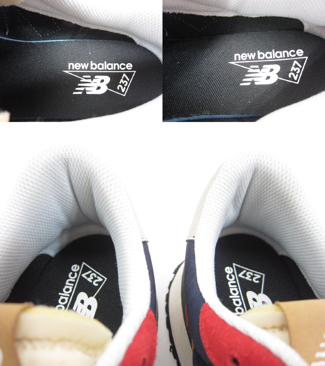 New Balance ニューバランス 237 Team Red Pigment MS237LA1 SIZE:US9.5 27.5cm メンズ スニーカー 靴 □UT11032_画像7