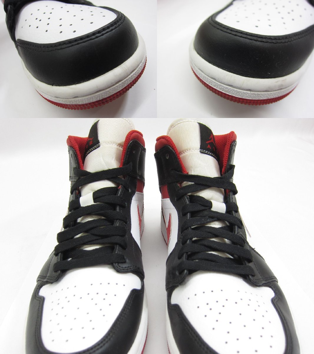 NIKE ナイキ AIR JORDAN 1 MID 554724-122 SIZE:US10 28.0cm メンズ スニーカー 靴 □UT11078_画像9