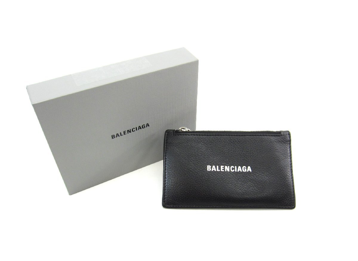 Balenciaga バレンシアガ レザー カードケース コインケース コンパクトウォレット 594311 財布 ∠UP4114