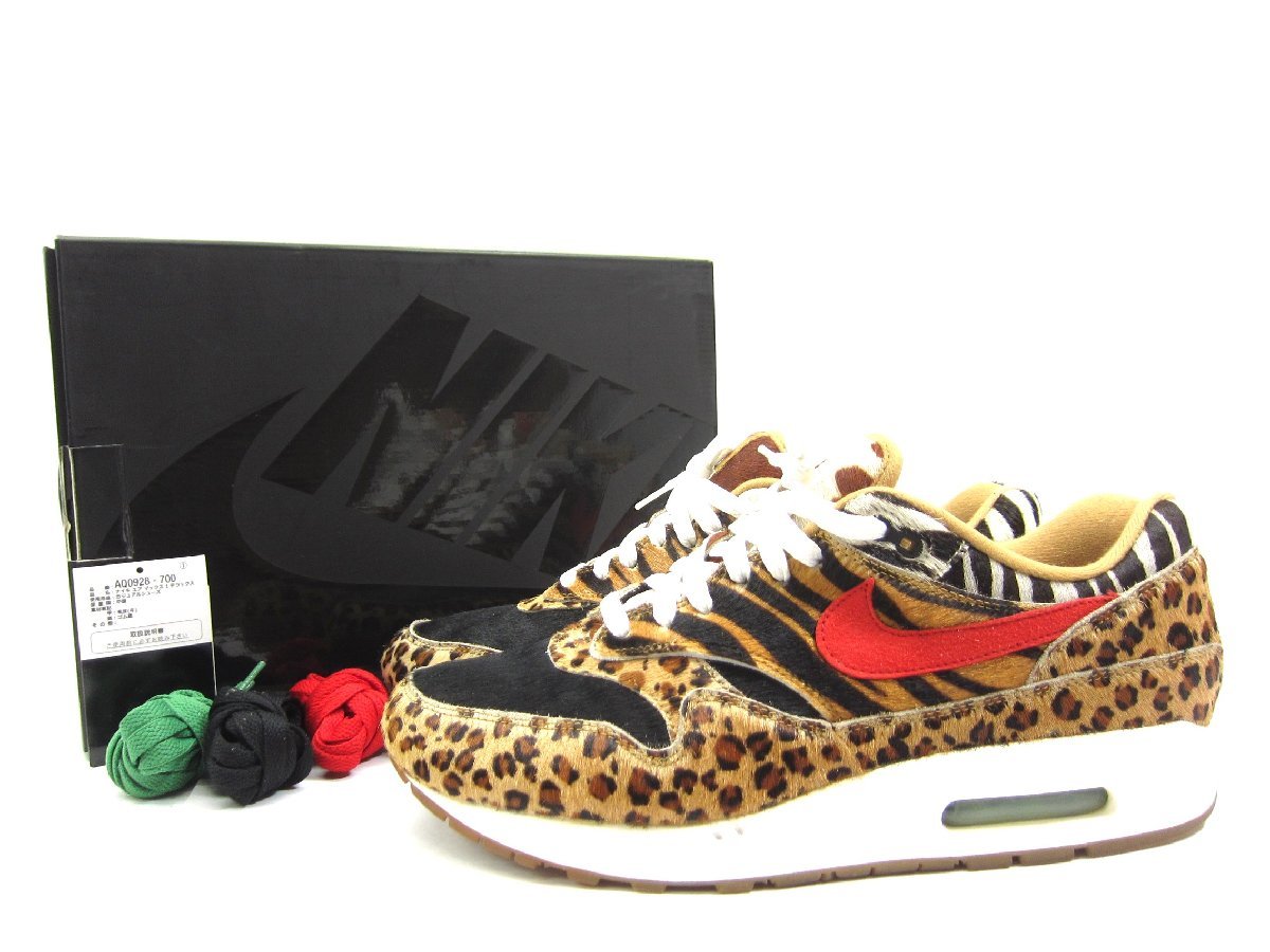 NIKE ナイキ AIR MAX 1 DLX ATMOS/ANIMAL PACK2.0 SIZE:US11 29.0cm メンズ スニーカー 靴 □UT11038