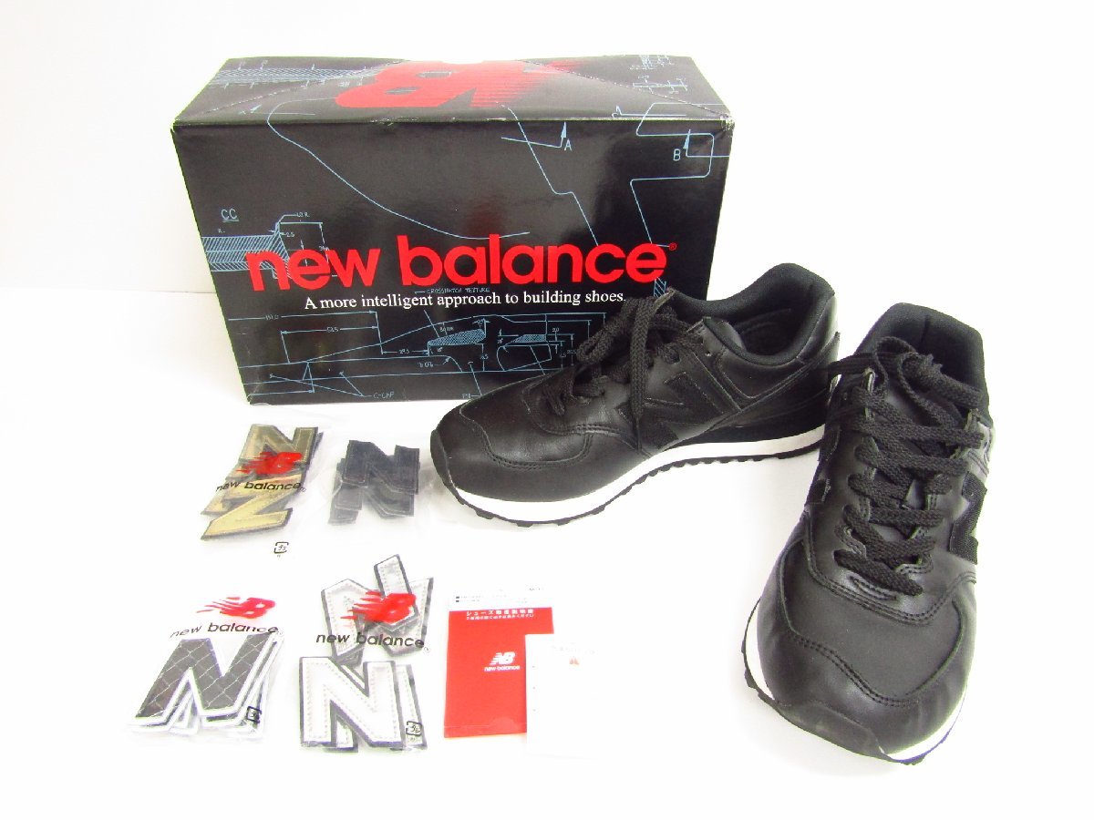 New Balance ニューバランス / 日本限定 Nロゴ付け替え付 / ML574NL SIZE:27.5cm スニーカー 靴 ≡SH7097