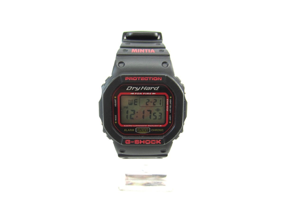 CASIO カシオ G-SHOCK DW-5600VT ミンティア 腕時計 ブラック ∠UA10752_画像1