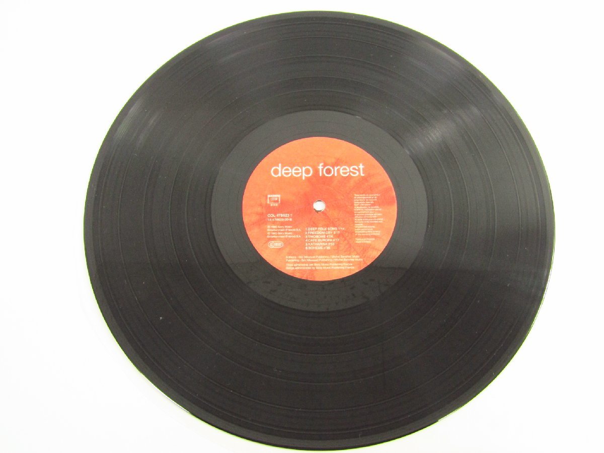 LP レコード DEEP FOREST / BOHEME (COL 478623-1) ●A8712_画像5