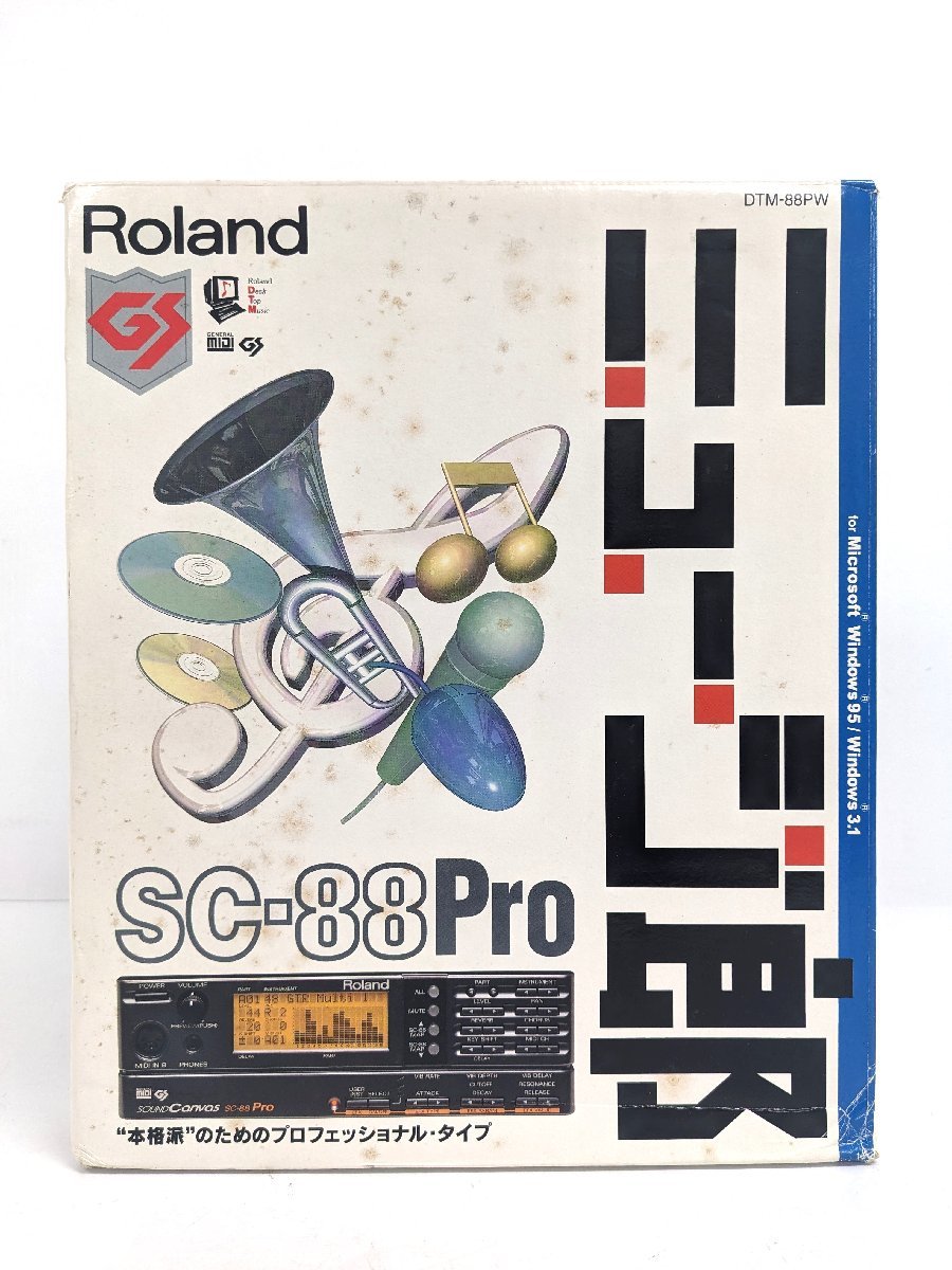 Roland ローランド DTM 音源モジュール SOUND Canvas SC-88 Pro サウンドキャンバス 音源 DAW ミュージ郎 ※ジャンク品《U8530_画像1