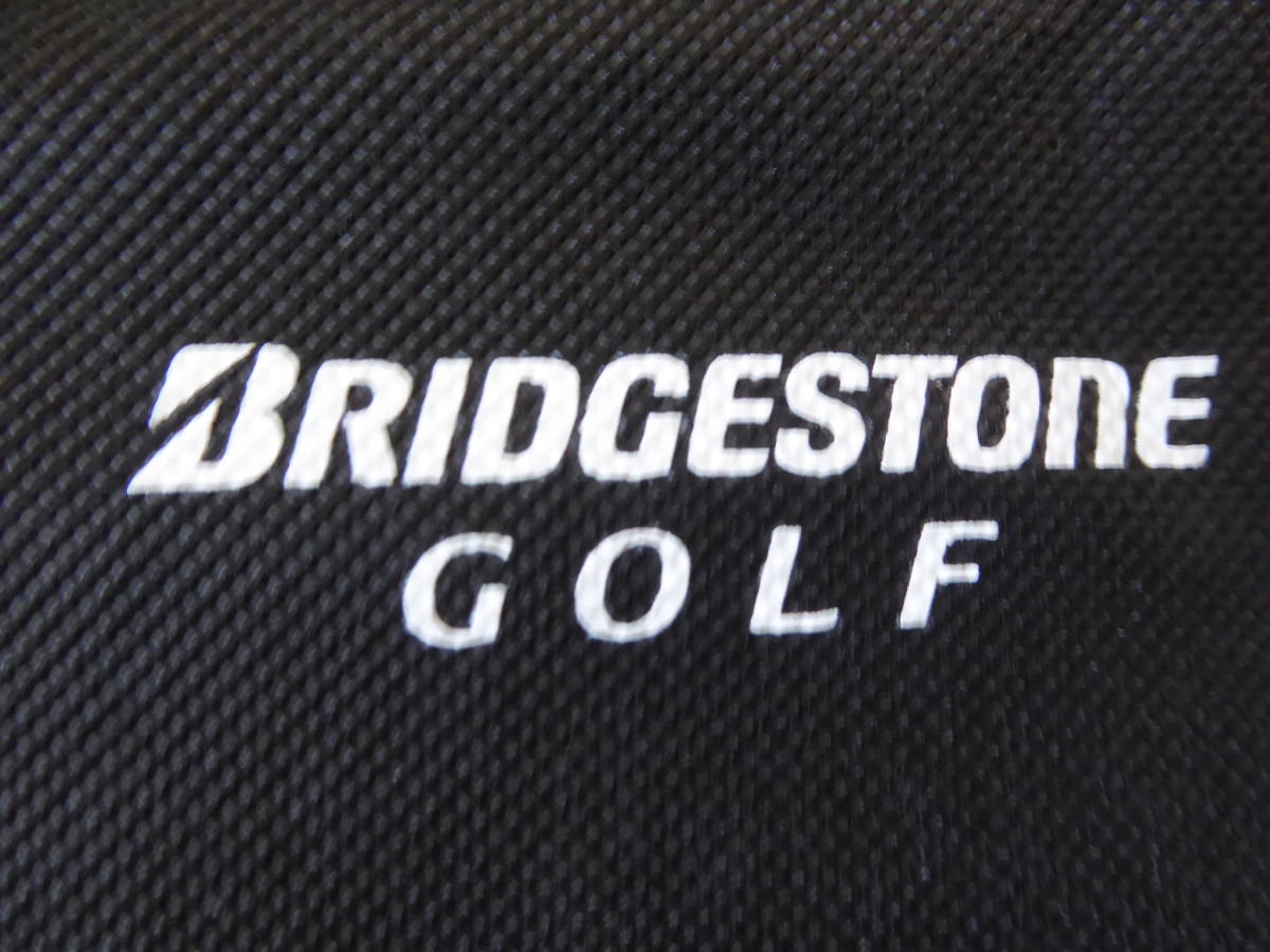 BRIDGESTONE GOLF ブリヂストン ゴルフ ノベルティー 不織布 トートバッグ 大きめ エコバッグ 黒 ①の画像2