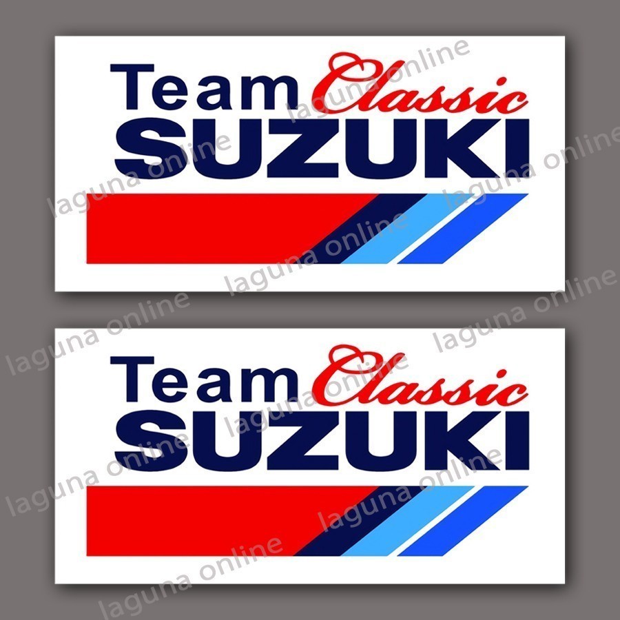 ☆即納☆　Team Classic Suzuki チームクラシックスズキ　ステッカー　デカール　並行輸入 2_画像1