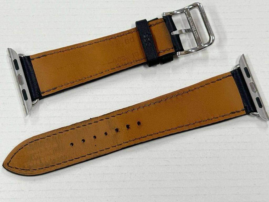希少 即決 Apple watch HERMES エプロンドール マリン レザー 希少 即決 Apple watch HERMES エプロンドール マリン レザー